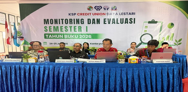 RAPAT MONITORING DAN EVALUASI SEMESTER I KSP CU DAYA LESTARI